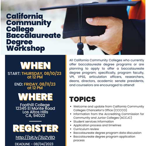 California Community College Baccalaureate Degree Workshop - California ...